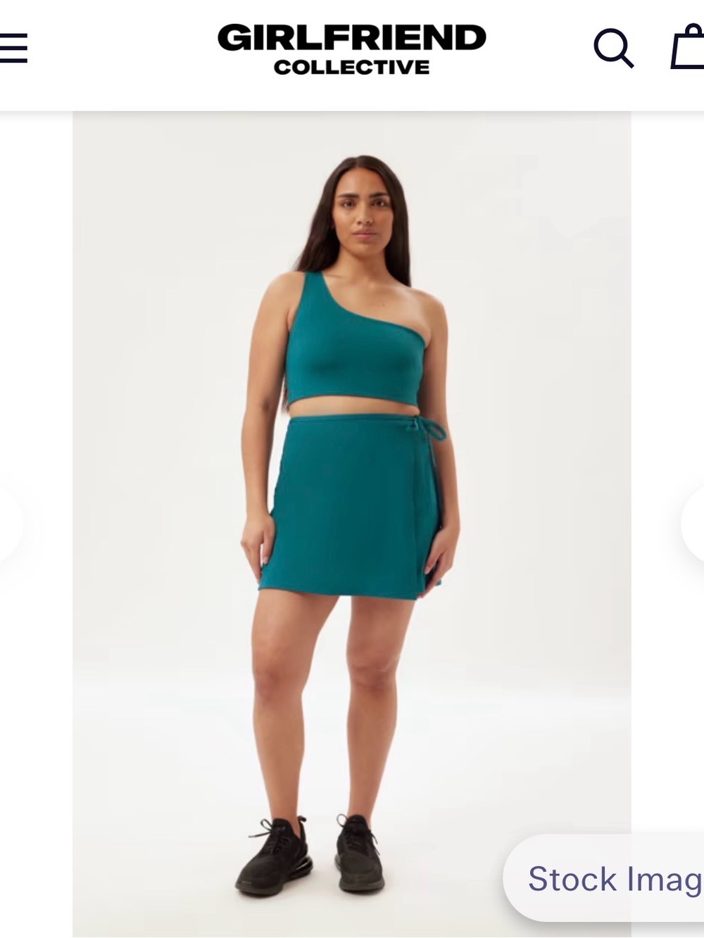 Set: Bianca one shoulder bra (S) and weekend wrap skort (M)